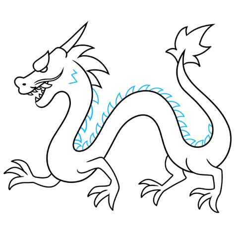 How To Draw An Easy Chinese Dragon Really Easy Drawing Tutorial