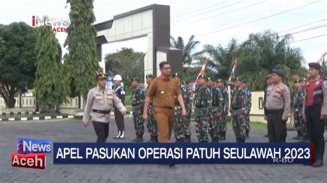 Polres Aceh Singkil Gelar Apel Pasukan Operasi Patuh Seulawah