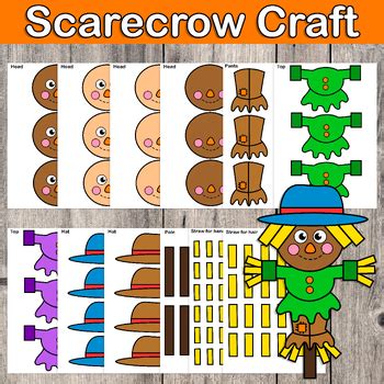 Scarecrow Craft | Fall Activity | Farm | Bulletin Board | The Little ...