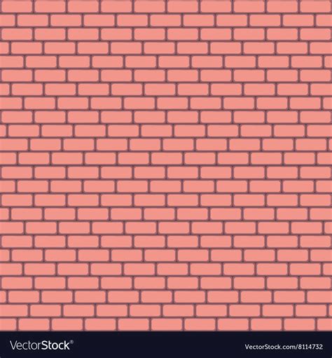 Pink Brick Wall Seamless Background Texture Vector Image