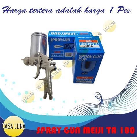 Jual Spray Gun Alat Semprot Cat Meiji Original Tabung Atas F100 F 100 F