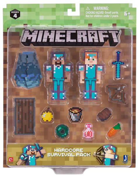 Minecraft Survival Pack Toy Save 93 Blue