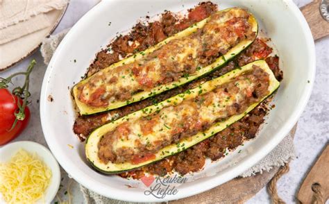 Recept Gevulde Courgette Met Gehakt Artofit