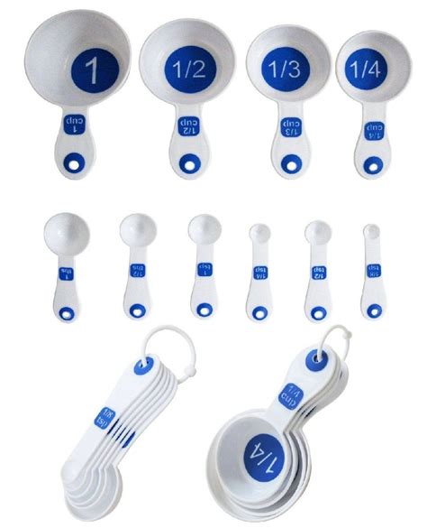 Amazon Ez Large Print Measuring Cup And Spoon Pc Set Health