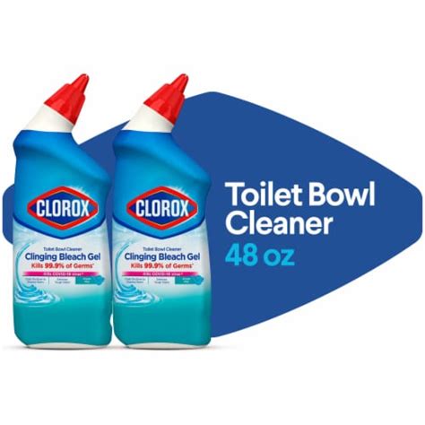 Clorox Toilet Bowl Cleaner Ocean Mist Clinging Bleach Gel 48 Fl Oz Smith’s Food And Drug