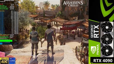 Assassins Creed Mirage Ultra High Settings 4k Rtx 4090 I9 13900k