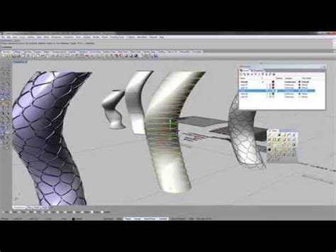 ADVANCED RHINO NURBS TO MESH REDUCE MESH MESH TO POLYSURFACE