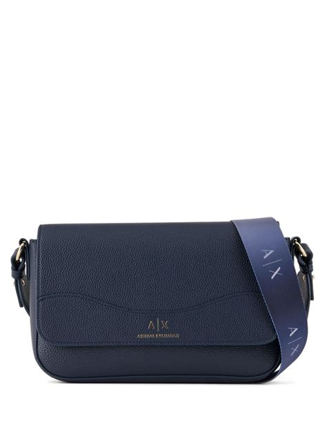 Armani Exchange Logo Print Crossbody Bag Farfetch