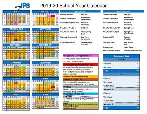 School Year Calendar Template At Annettewagner | School calendar ...