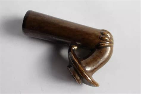 FOURNEAU DE PIPE céramique émaillée Napoléon III 34908 EUR 48 00