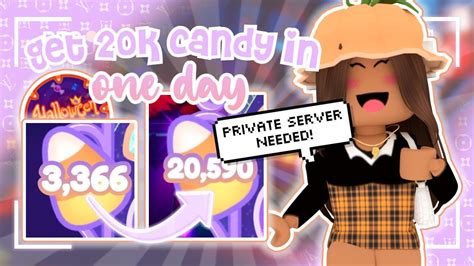 ⚠alert⚠ How To Earn 🧡 20k Candies 🍬 In One Day Royale High Youtube