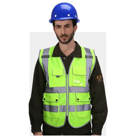 Ansiisea High Visibility Safety Vest With Multifunctional Pockets And