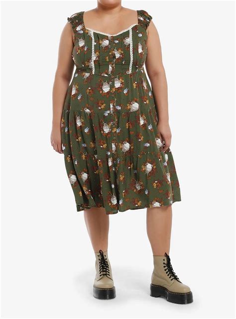 Hot Topic Her Universe Studio Ghibli My Neighbor Totoro Foliage Midi