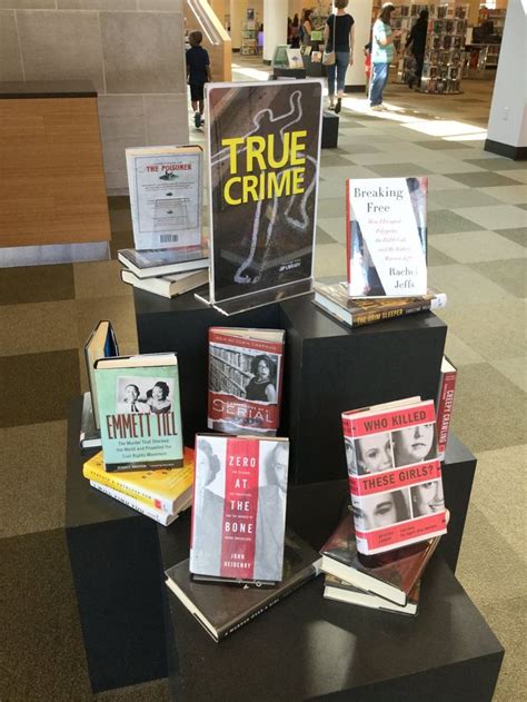 True Crime Display True Crime Book Display Crime