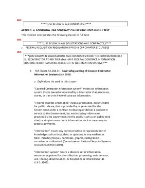 Fillable Online Oamp Od Nih 604 USE BELOW IN ALL CONTRACTS