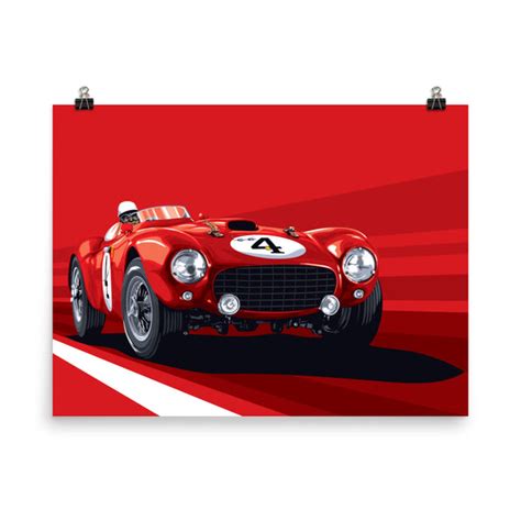 1954 Ferrari 375 Plus Poster The Racer Store