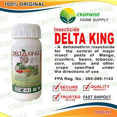 DELTA KING 2 5 EC Insecticide 100ml Deltamethrin Shopee Philippines