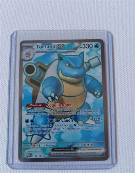 Carte Pok Mon Tortank Ex Full Art Ecarlate Et Violet Neuve