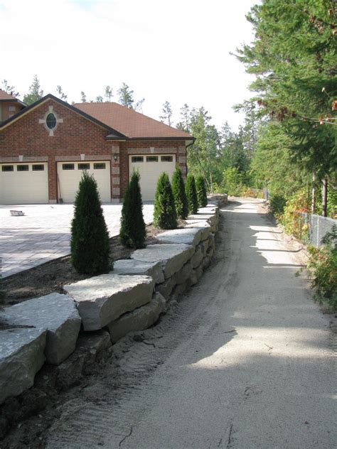 Armour Stone Retaining Wall Interlock Drake