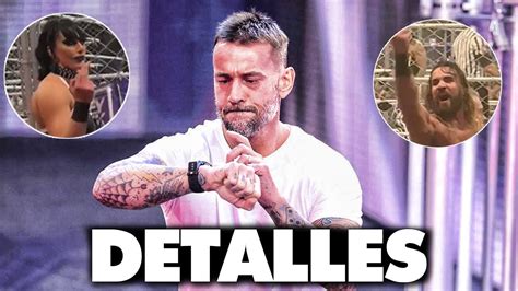 Mas Detalles Del Regreso De Cm Punk Youtube