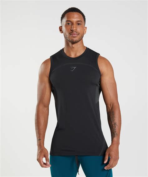 Gymshark 315 Seamless Tank Black Gymshark