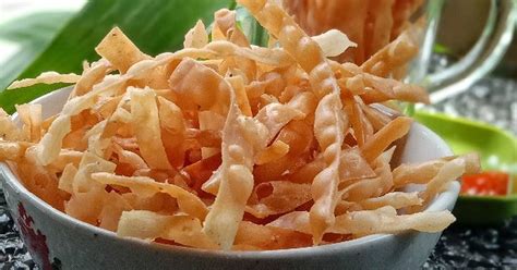 Resep Keripik Pangsit Renyah Dan Gurih Dijamin Maknyos Dan Anti Gagal