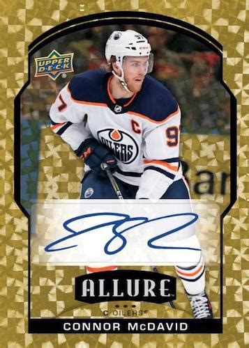 Upper Deck Allure Hockey Checklist Set Info Boxes Odds Date