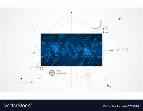 Abstract technology background communication Vector Image