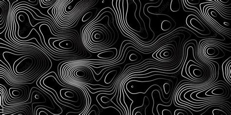 Black background of the topographic map Topographic map like abstract ...