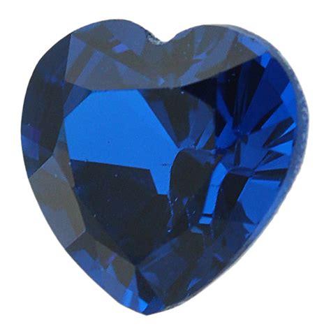 Loose Heart Shape Sapphire CZ Gemstone Cubic Zirconia September