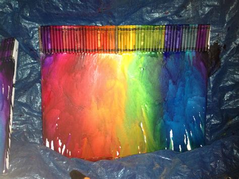 Rainbow crayon art! | Crayon art, Rainbow crayon, Art