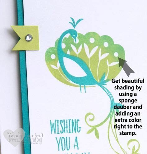 Stampin UP Beautiful Peacock Stamp Set Free With 50 Purchase