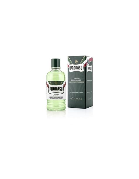 After Shave Loción LINEA PROFESIONAL EUCALIPTO y MENTOL PRORASO 400 ML