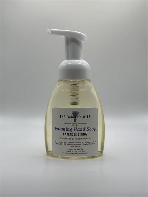 Lavender Citrus Foaming Hand Soap — The Farmers Wife Company