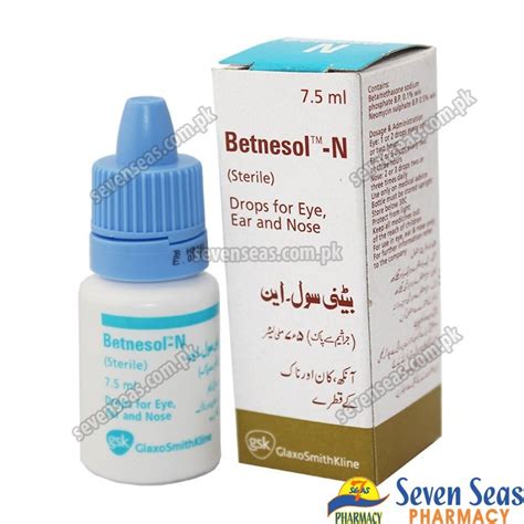 Betnesol N Dro 75ml Seven Seas Pharmacy Pakistan Online Pharmacy