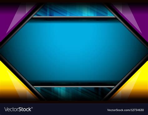 Color template design Royalty Free Vector Image