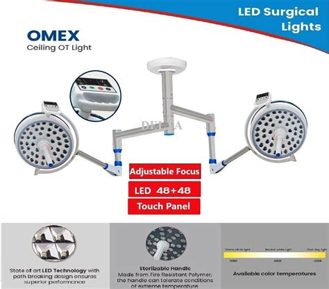 New Double Dome OT Light Surgical LED OT Light For Surgery Examination