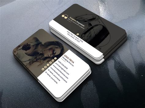 Sunglasses Store Business Card Behance