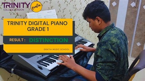 Trinity Piano Grade 1 Digital Grades Distinction Youtube