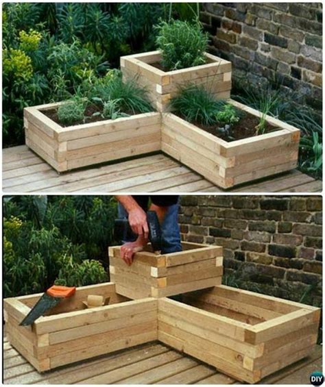 jardiniere en bois fraise maison jardin astuce
