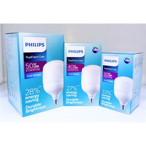 Jual Philips Led Tforce E27 Putih Lampu Phillips Led Tforce Shopee