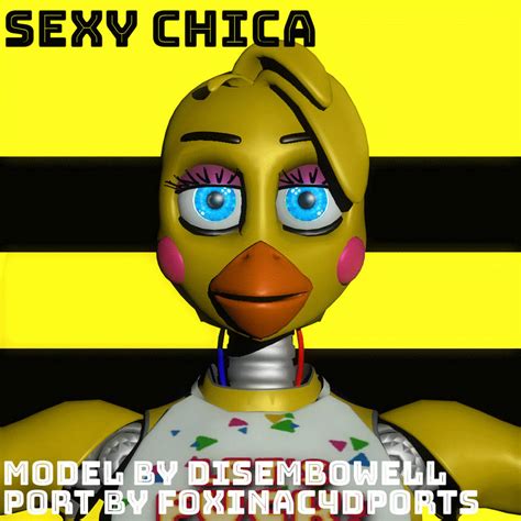 C4dfnaf Sexy Chica By Disembowell Model Dl By Foxinac4dports On