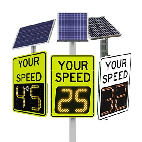 Custom Solar Led Speed Limit Signs At Affordable Rates