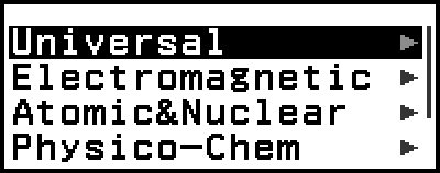 Scientific Constants