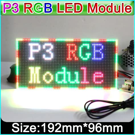 P Indoor Full Color Led Display Module X Dot Matrix Mm X Mm