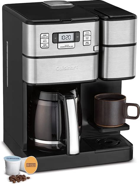 Cuisinart Coffee Center Grind And Brew Plus Built In Coffee Grinder 12 Cup Carafe And Single