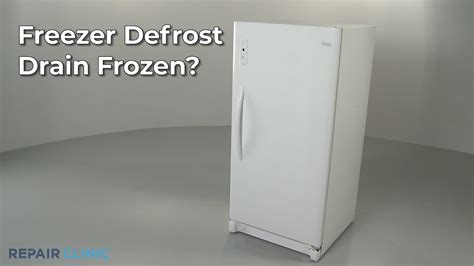 Freezer Defrost Drain Is Frozen Freezer Troubleshooting YouTube