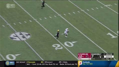 2018 Usc Vs Vanderbilt Shi Smith 52 Yd Reception Youtube