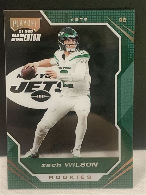 2021 Chronicles Playoff Momentum Zach Wilson Rookie RC PMR 2 Jets EBay