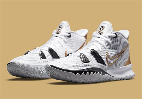 Nike Kyrie 7 White Black Gold CT4080-101 | SneakerNews.com